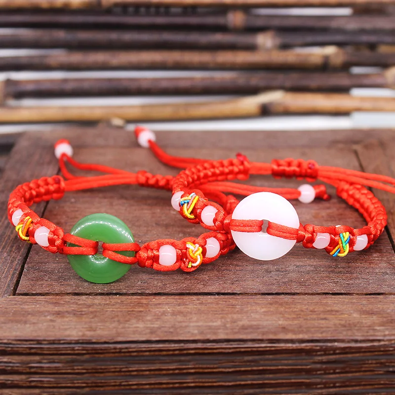Women'S Accessories Jewelry - Echte Jade Donut Armband Natuurlijke Sieraden