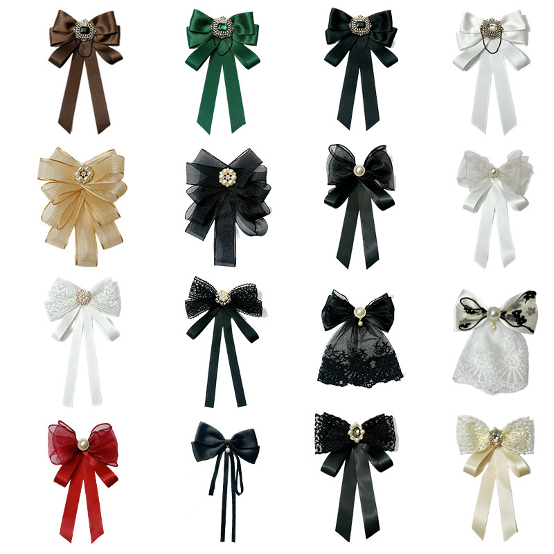 Women Accessories Bouquet - Koreaanse Stof Strikje Broche Spelden Voor