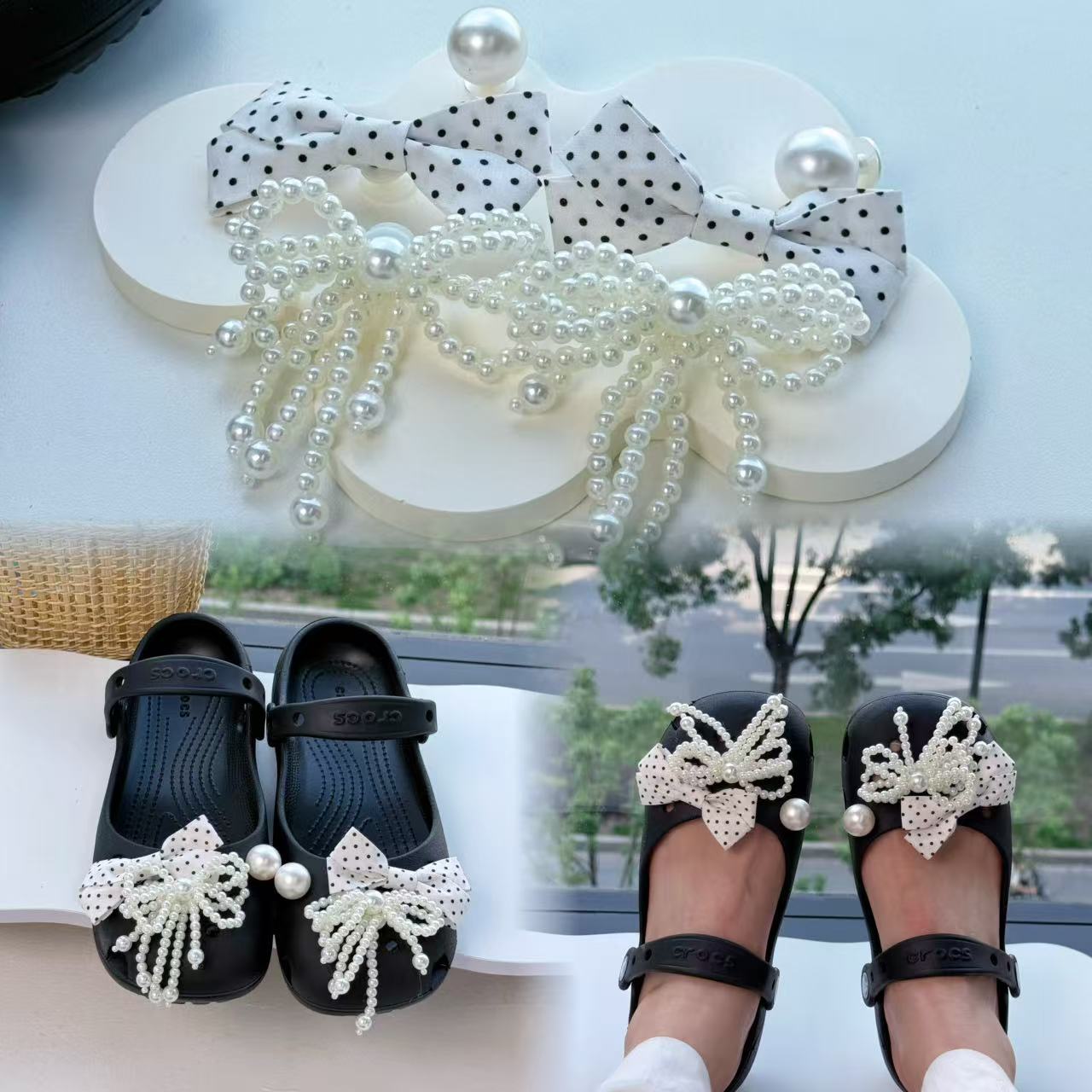 Women Accessories Pack - Originele schoenbedels set dames retro balletschoenen
