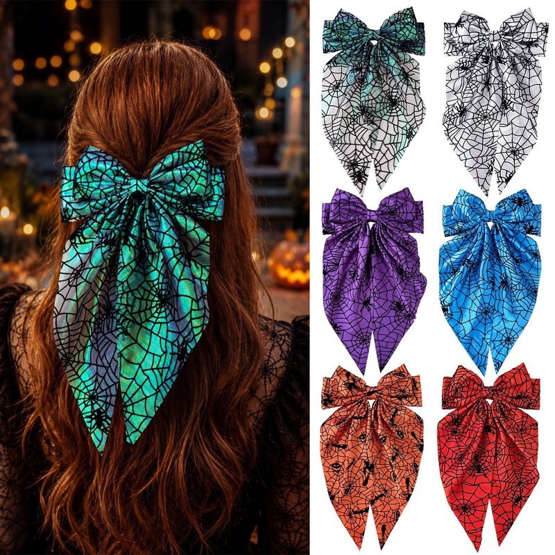 Women'S Emo Accessories - Halloween Spinnenweb Haarspeldjes Gotische Punk Emo