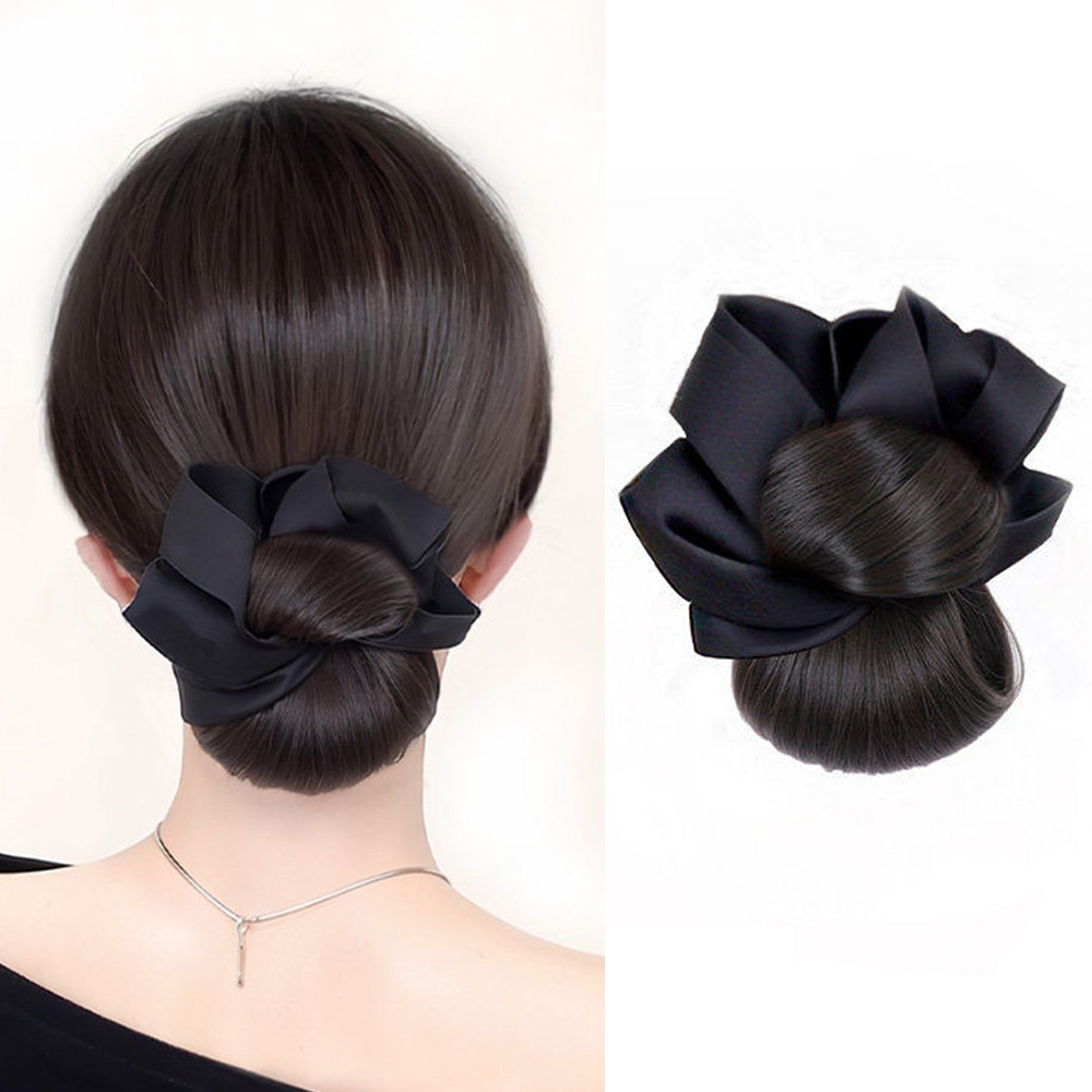 Women Accessories Pack - Lage synthetische knot paardenstaart haar natuurlijke