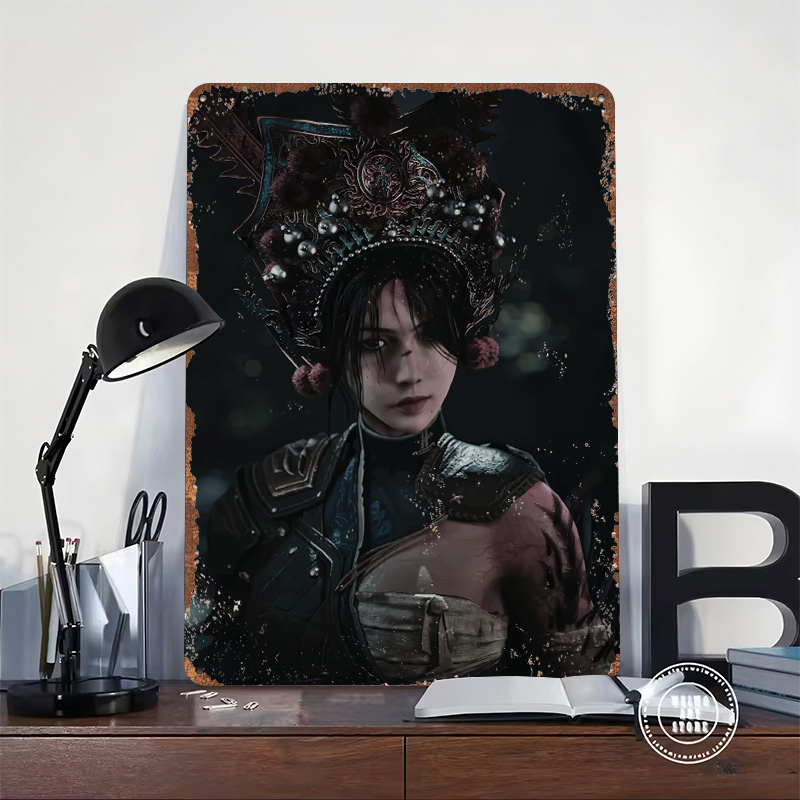 Krijger Vrouw Met Sierlijke Ho - Women Accessories Poster recensie en prijs