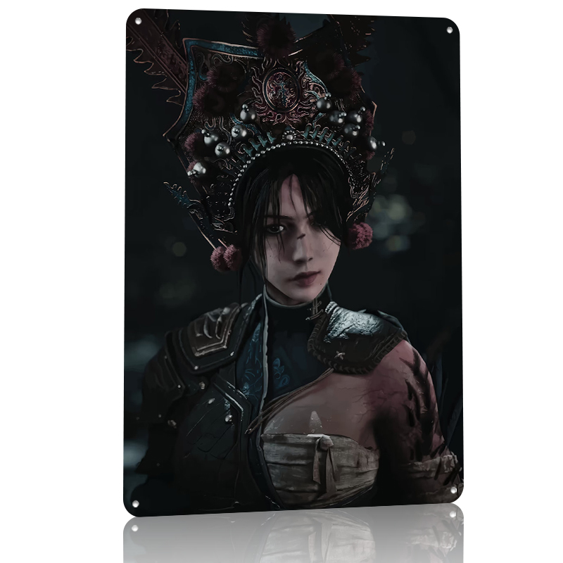 Krijger Vrouw Met Sierlijke Ho - Women Accessories Poster recensie en prijs