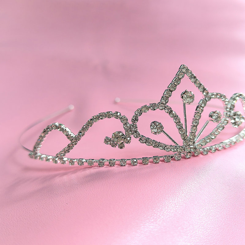 Zilverkleurige strass bruidskr - Women Accessories For Wedding recensie en prijs