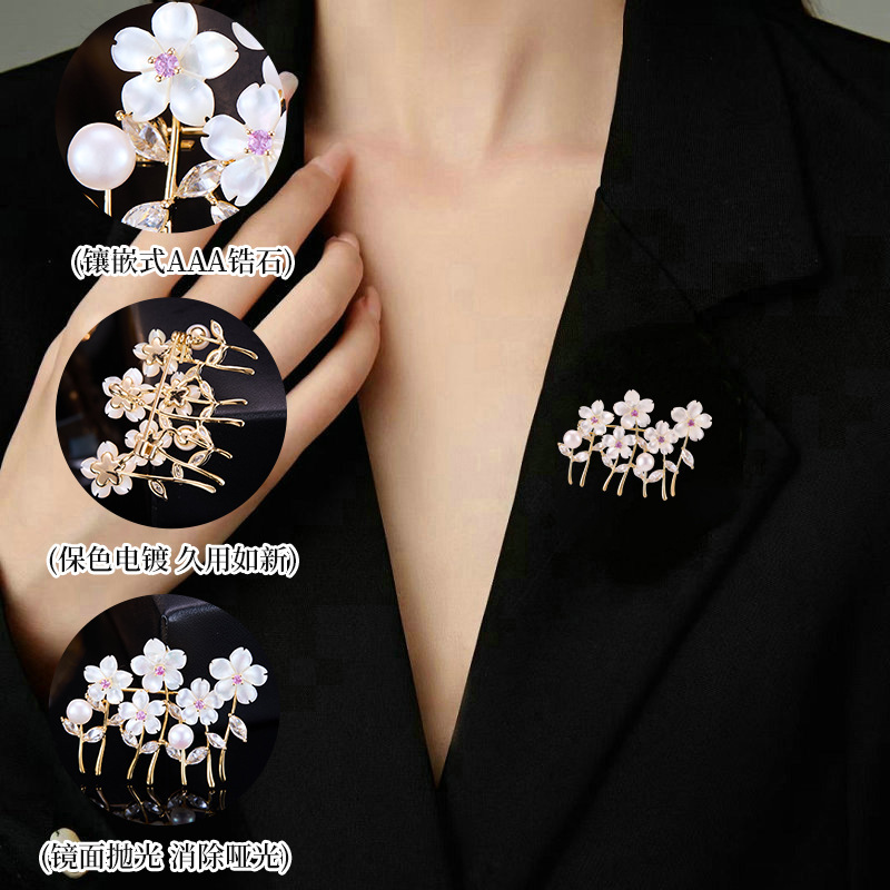 OKILY Elegante Witte Parelmoer - Women Accessories Bouquet recensie en prijs