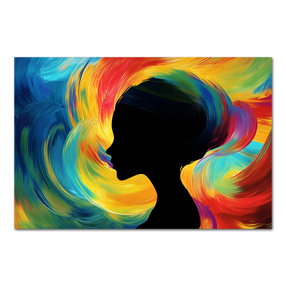 Kleurrijk kunstwerk abstract v - Women Accessories Poster recensie en prijs