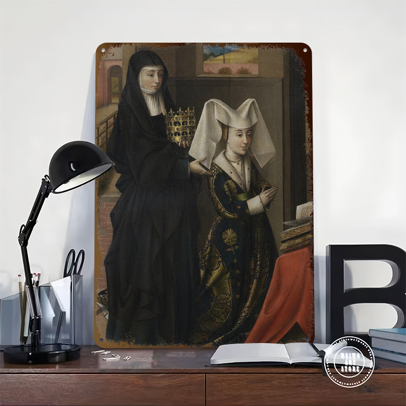 Religieus schilderij van twee  - Women Accessories Poster recensie en prijs