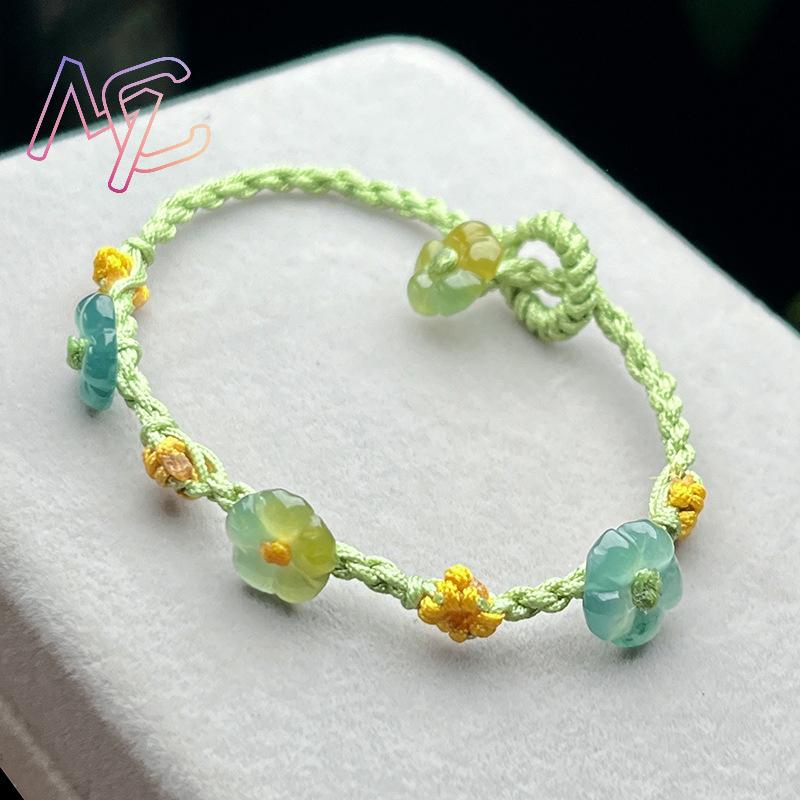 Myanmar Jadeïet Bloem Armband  - Women'S Accessories Jewelry recensie en prijs