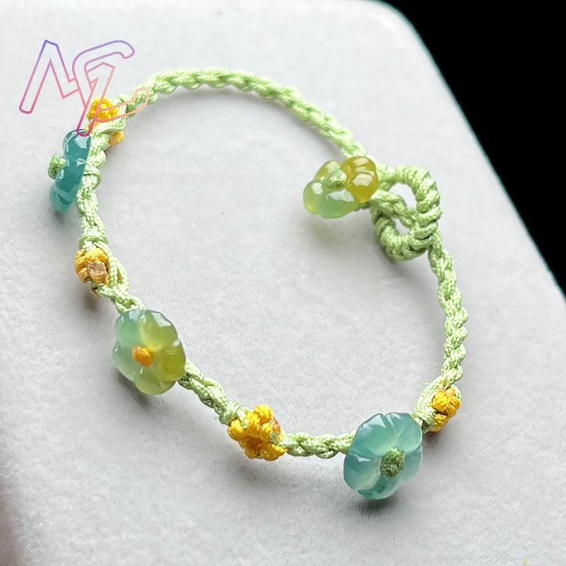 Myanmar Jadeïet Bloem Armband  - Women'S Accessories Jewelry recensie en prijs