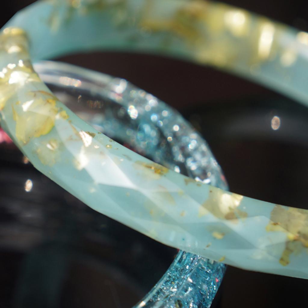 Herbruikbare siliconen sierade - Resin Bangle Bracelet recensie en prijs