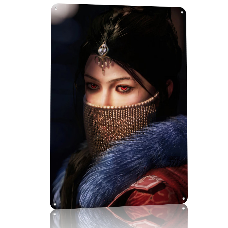 Mysterieuze vrouw met rode oge - Women Accessories Poster recensie en prijs