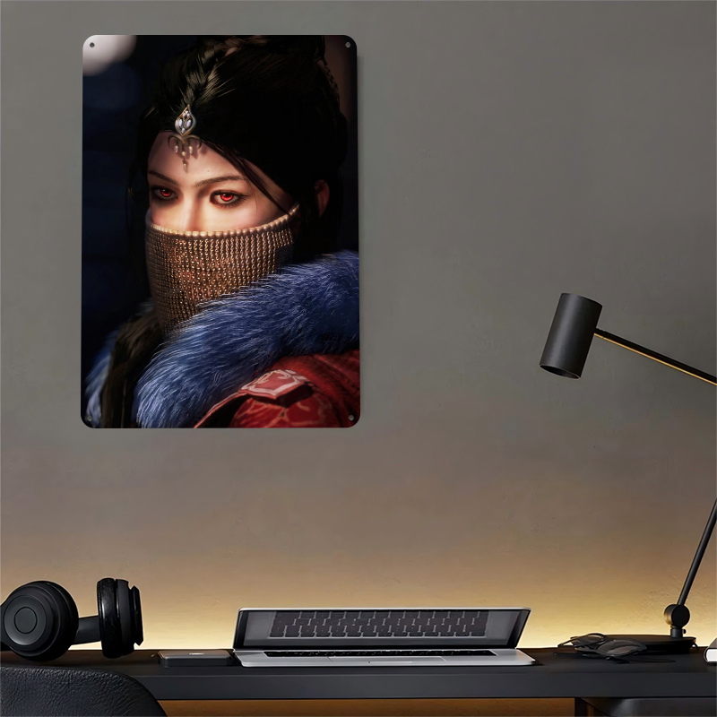 Mysterieuze vrouw met rode oge - Women Accessories Poster recensie en prijs