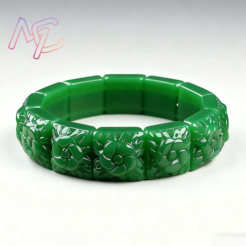 Echte Jade Bloem Armband Desig - Women'S Accessories Jewelry recensie en prijs