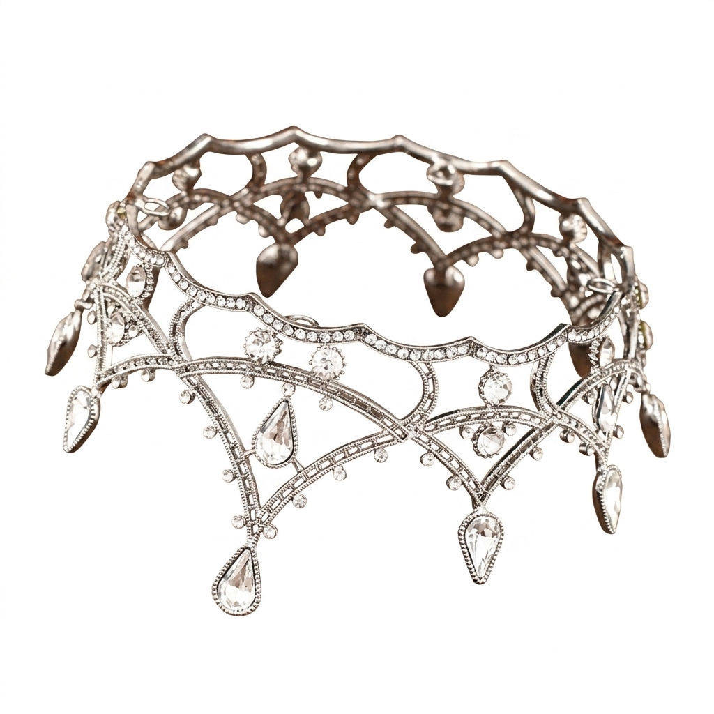 1pc barokke kristallen kroon e - Women Accessories For Wedding recensie en prijs