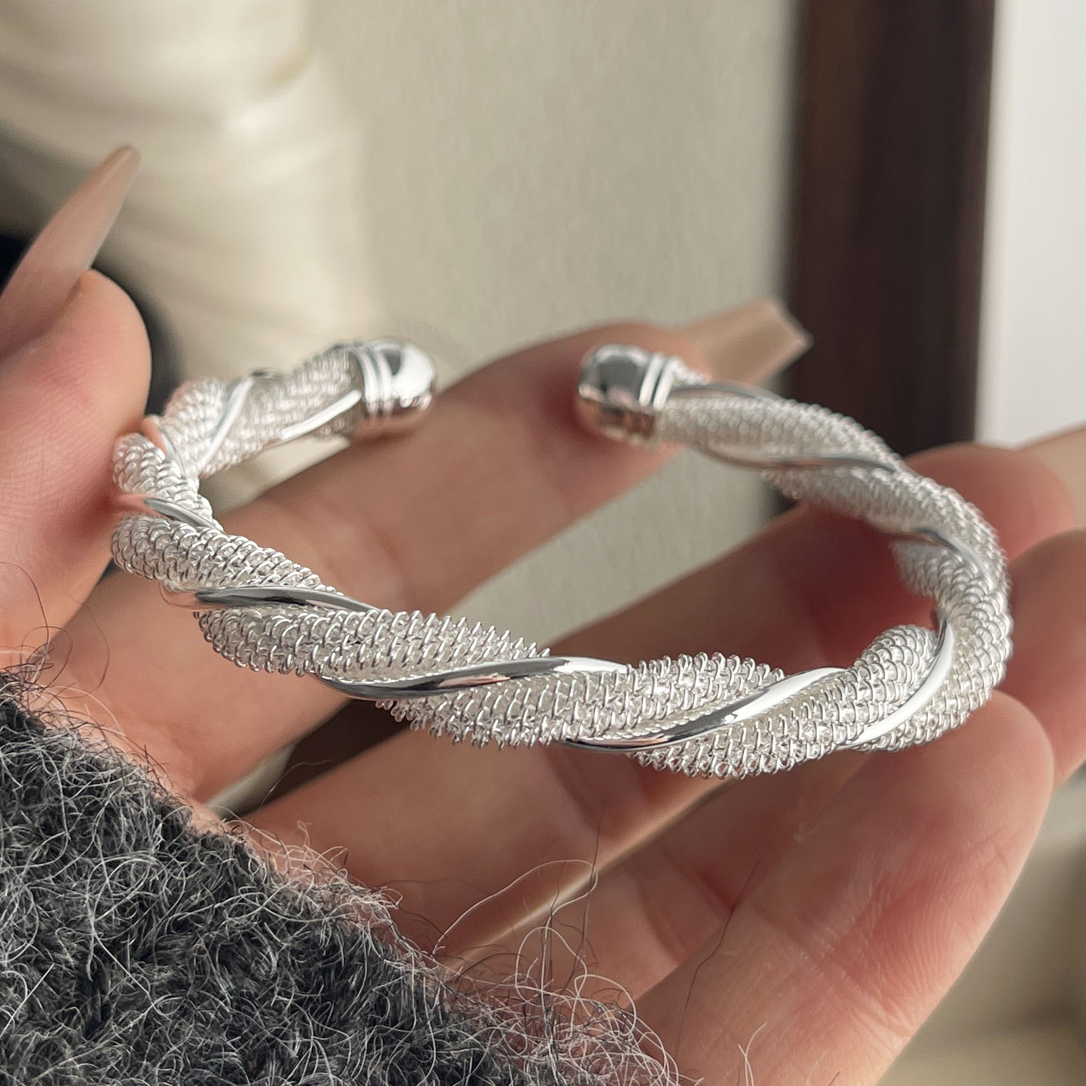 100% massief 925 sterling zilv - Resin Bangle Bracelet recensie en prijs