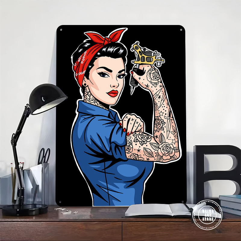 Getatoeëerde vrouw met tattoo  - Women Accessories Poster recensie en prijs