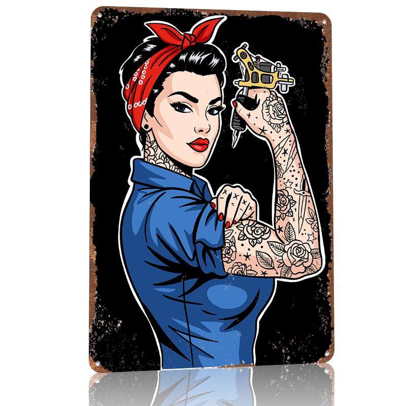 Getatoeëerde vrouw met tattoo  - Women Accessories Poster recensie en prijs