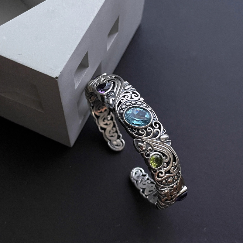 Nieuwe 925 Sterling Zilver Sch - Resin Bangle Bracelet recensie en prijs