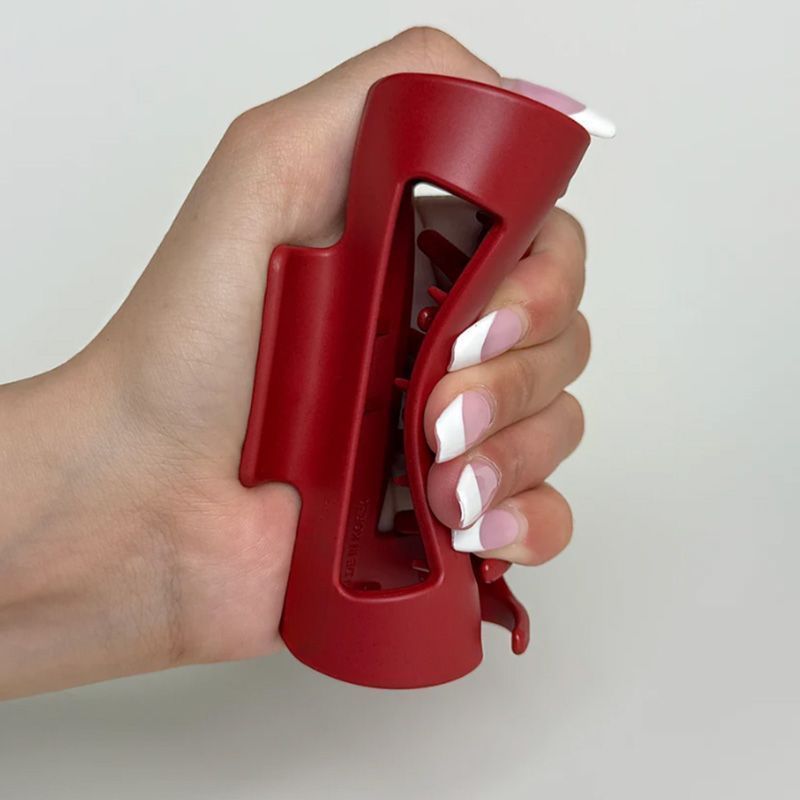 Grote, matte zwarte haarklem v - Women'S Work Accessories recensie en prijs