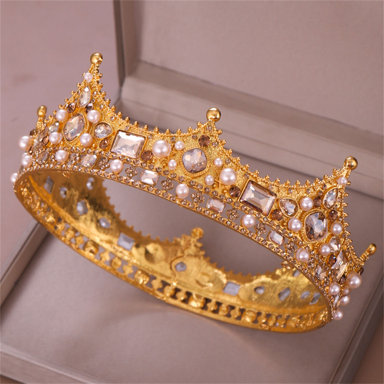 Legering Kroon Tiara Retro Bru - Women Accessories For Wedding recensie en prijs